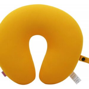 Almohada Cervical Viaje Avión Adultos Unisex Descanso Color Amarillo Diseño De La Tela Liso