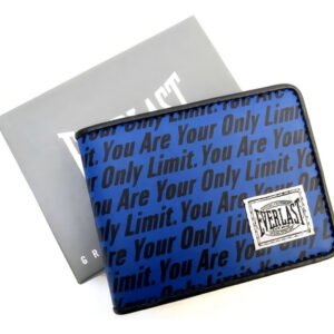 Billetera Hombre Everlast Ecocuero Porta Tarjetas Caja Color Azul/negro