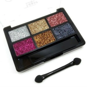 Paleta Sombras De Ojos Glitter Purpurina Gel 6 Colores Tejar