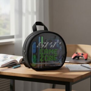 Mochila Infantil Game Zone Con Útiles Skora 21 X 18 Cm Negro 41167