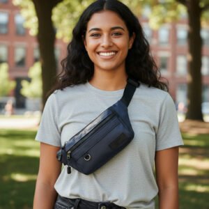 Riñonera Wanderlust Go Impermeable 4 Cierres 30 X 16 Cm