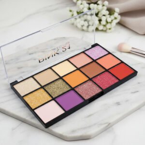 Paleta Sombras Ojos Glam  Collection Glitter Matte Pink 21 Tono 02