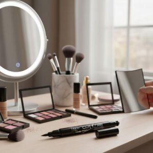 Delineador Ojos Tejar Dos En Uno Negro Fibra + Sello Tatoo