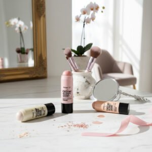 Iluminador Cremoso Barra Highlighter Pink 21 X 3 Unidades 01-02-03