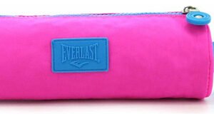 Cartuchera Escolar Everlast C/ Asa Primaria Unisex Color Fucsia Liso