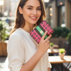 Billetera Tarjetero Monedero Skora Mujer Linea Jackie Caja