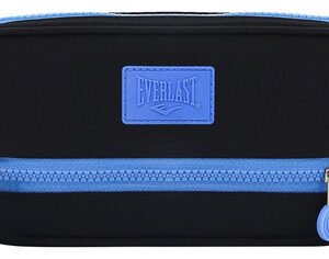 Cartuchera Escolar Everlast Bolsillo Combinada 11 X 24 Cm Negro Combinada